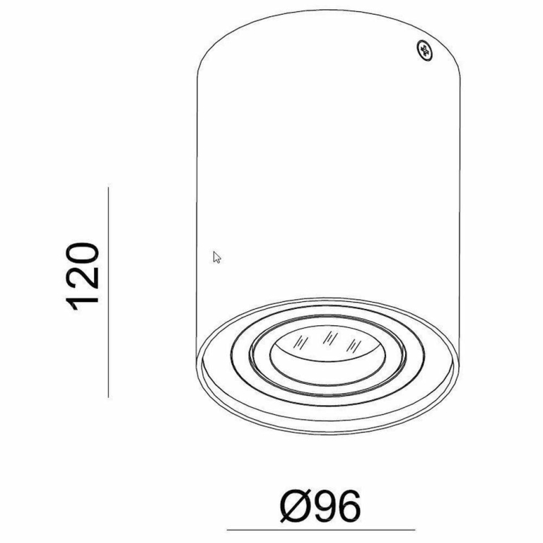 Deko-Light Deckenaufbauleuchte, Bengala, 1x max. 50 W GU10, Weiß, 220-240 V/AC, 50 / 60 Hz