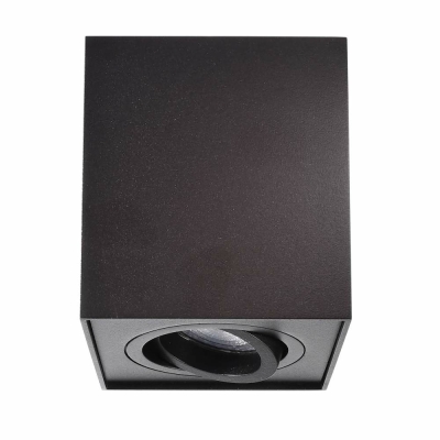 Deko-Light Deckenaufbauleuchte, Dato, 1x max. 50 W GU10, Schwarz, 220-240 V/AC, 50 / 60 Hz