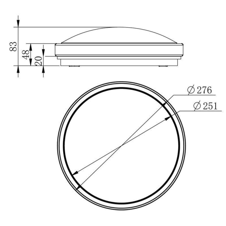 Deko-Light Deckenaufbauleuchte, Helen I, 16,3 W, 3000/4100/5500 K, Silber, 220-240 V/AC, 50 / 60 Hz