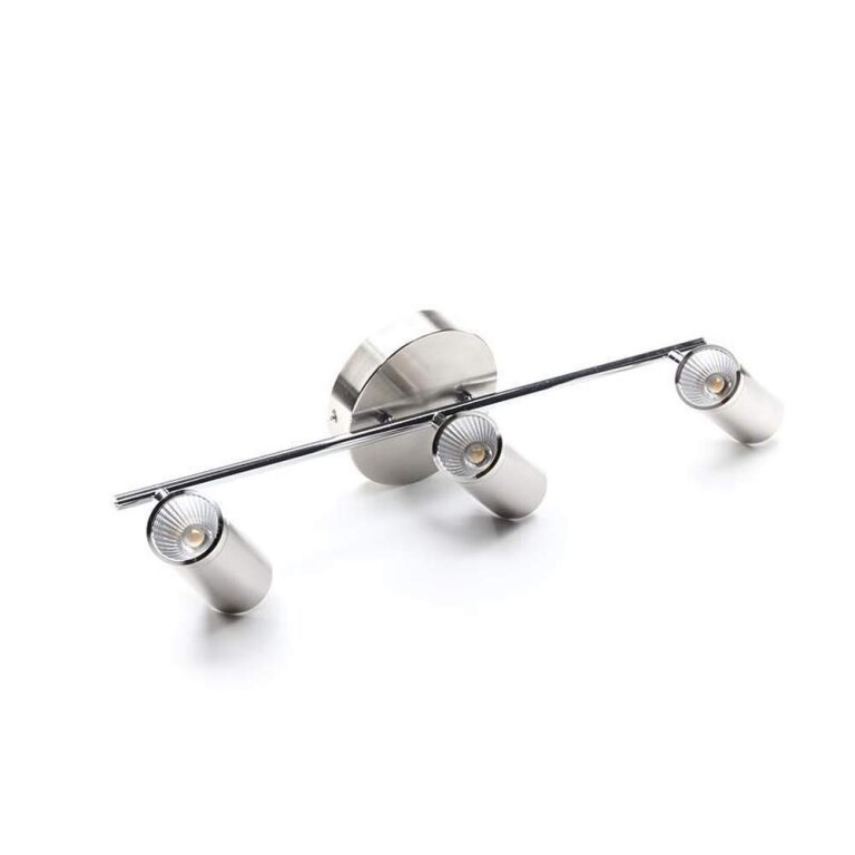 Deko-Light Deckenaufbauleuchte, Becrux III, 16 W, DIM, 3000 K, Silber, 220-240 V/AC, 50 / 60 Hz