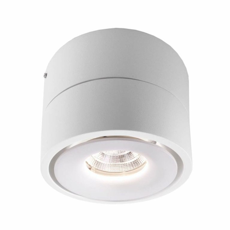 Deko-Light Deckenaufbauleuchte, Uni II Tilt, 12 W, DIM, 3000 K, Weiß, 220-240 V/AC, 50 / 60 Hz