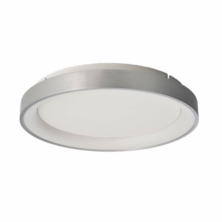 Deko-Light Deckenaufbauleuchte, Merope 400 mm, 30 W, DIM, 3000/4000 K, Silber, 220-240 V/AC, 50 / 60 Hz