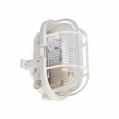 Deko-Light Decken- und Wandaufbauleuchte, Syrma Oval, 1x max. 42 W E27, Weiß, 220-240 V/AC, 50 / 60 Hz