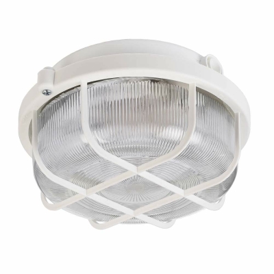 Deko-Light Decken- und Wandaufbauleuchte, Syrma Rund, 1x max. 100 W E27, Weiß, 220-240 V/AC, 50 / 60 Hz