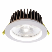 Deckeneinbauleuchte, COB 130 mm Max, 18,5 W, 4000 K, Weiß, Stromkonstant, 34.8 V/DC, Bemessungsstrom