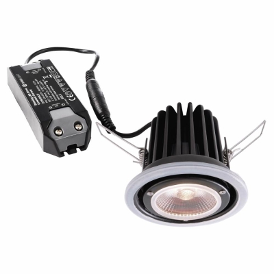 Deko-Light Deckeneinbauleuchte, COB 68 Mood, 9 W, DIM, 2000-2800 K, Weiß, 220-240 V/AC, 50 / 60 Hz