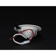Deckeneinbauleuchte, Saturn, 7 W, 2700 K, Weiß, Stromkonstant, 17-18 V/DC, Bemessungsstrom: 350 mA