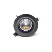 Deckeneinbauleuchte, Saturn, 7 W, 4000 K, Schwarz, Stromkonstant, 17-18 V/DC, Bemessungsstrom: 350 m