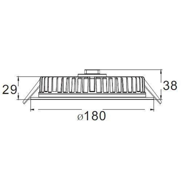 Deko-Light Deckeneinbauleuchte, LED Panel Round III, 20 W, 4000 K, Weiß, Stromkonstant, 28 V/DC, Bemessungsstro