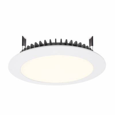 Deko-Light Deckeneinbauleuchte, LED Panel Round III, 26 W, 4000 K, Weiß, Stromkonstant, 37 V/DC, Bemessungsstro