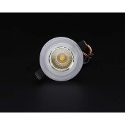 Deckeneinbauleuchte, COB 68 Acryl, 8 W, 2400-6500 K, Silber, Spannungskonstant, 24 V/DC