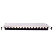 Deckeneinbauleuchte, Ceti 15, 30 W, 3000 K, Weiß, Stromkonstant, 44-45 V/DC, Bemessungsstrom: 700 mA