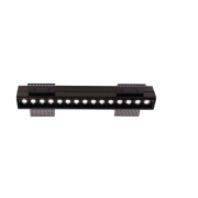 Deckeneinbauleuchte, Ceti 15 Hide, 30 W, 3000 K, Schwarz, Stromkonstant, 44-45 V/DC, Bemessungsstrom