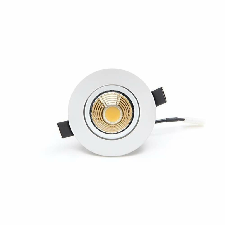 Deko-Light Deckeneinbauleuchte, COB-68-24V-4,5 W-4000K-Rund-Tilt-Weiß, Spannungskonstant, 24 V/DC