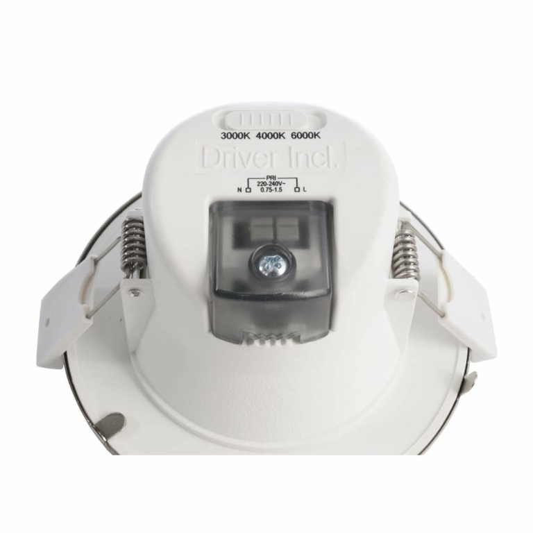 Deko-Light Deckeneinbauleuchte, Acrux 68 mm, 7 W, DIM, 3000/4000/6000 K, Silber, 220-240 V/AC, 50 / 60 Hz