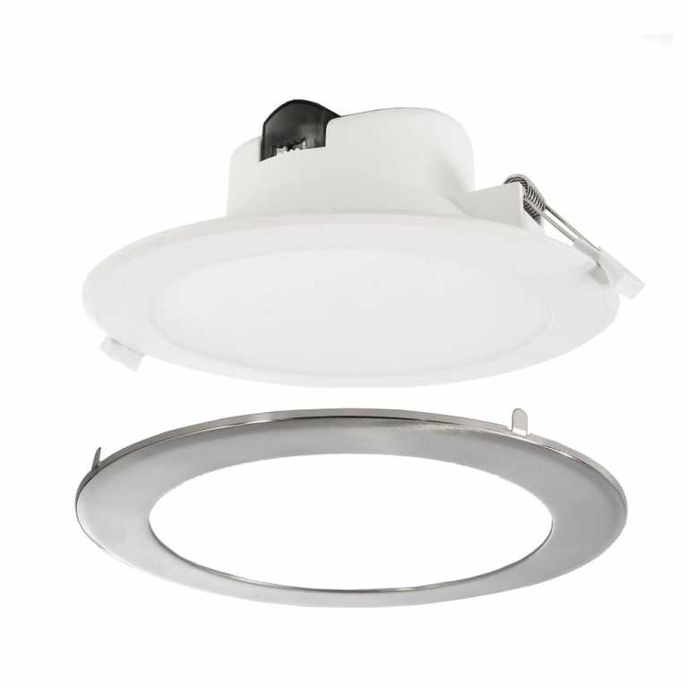 Deko-Light Deckeneinbauleuchte, Acrux 145 mm, 16 W, DIM, 3000/4000/6000 K, Silber, 220-240 V/AC, 50 / 60 Hz, Be