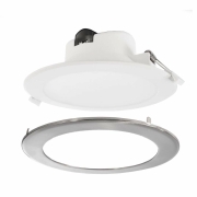 Deckeneinbauleuchte, Acrux 145 mm, 16 W, DIM, 3000/4000/6000 K, Silber, 220-240 V/AC, 50 / 60 Hz, Be