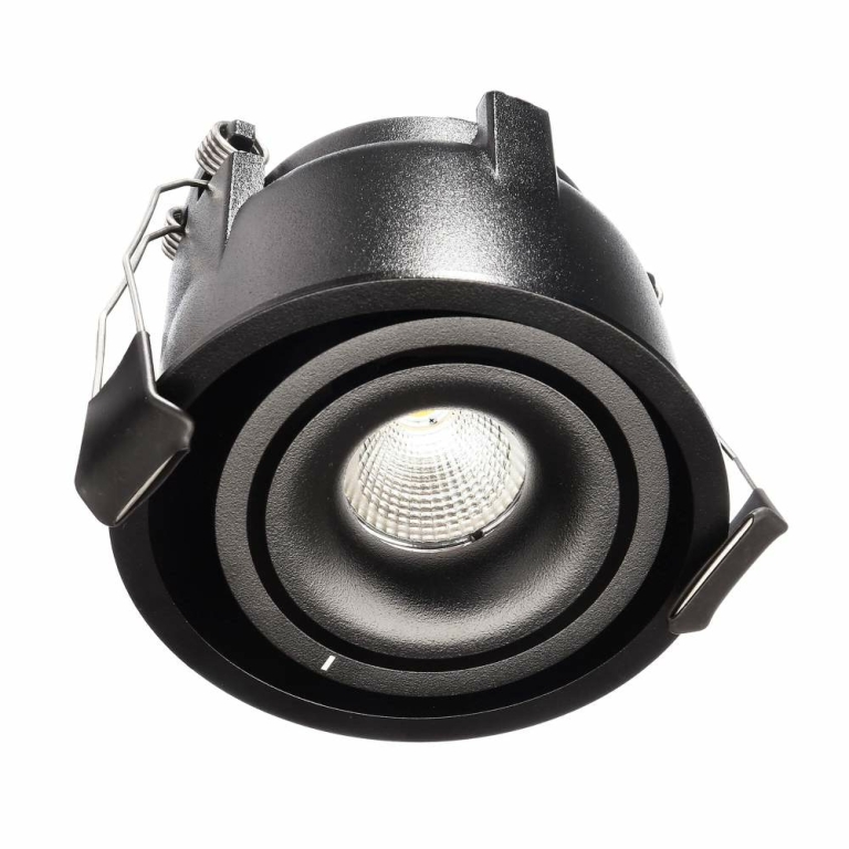 Deko-Light Deckeneinbauleuchte, Uni II Mini Tilt, 9 W, 3000 K, Schwarz, Stromkonstant, 18-19 V/DC, Bemessungsst