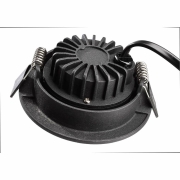 Deckeneinbauleuchte, Dione, 8,5 W, DIM, 4000 K, Schwarz, 220-240 V/AC, 50 / 60 Hz