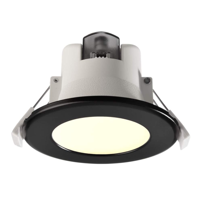 Deko-Light Deckeneinbauleuchte, Acrux 68 mm, 7 W, DIM, 3000/4000/6000 K, Schwarz, 220-240 V/AC, 50 / 60 Hz