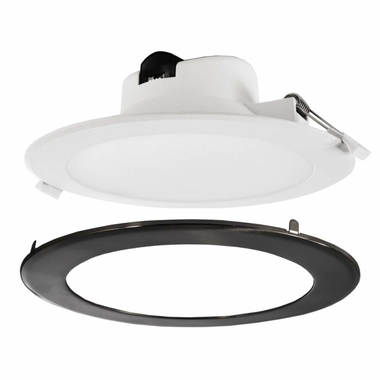 Deko-Light Deckeneinbauleuchte, Acrux 195 mm, 26 W, DIM, 3000/4000/6000 K, Schwarz, 220-240 V/AC, 50 / 60 Hz
