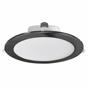 Deckeneinbauleuchte, Acrux 195 mm, 26 W, DIM, 3000/4000/6000 K, Schwarz, 220-240 V/AC, 50 / 60 Hz