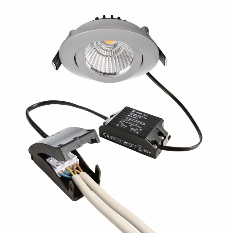 Deko-Light Deckeneinbauleuchte, Dione, 8,5 W, DTW, 1800-3000 K, Silber, 220-240 V/AC, 50 / 60 Hz