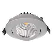 Deckeneinbauleuchte, Dione, 8,5 W, DTW, 1800-3000 K, Silber, 220-240 V/AC, 50 / 60 Hz