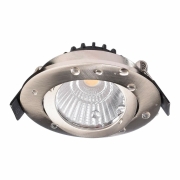 Deckeneinbauleuchte, Dione IP DTW, 8,5 W, DIM, 1800/3000 K, Nickel, 220-240 V/AC, 50 / 60 Hz