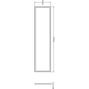 Pendelleuchte, Set, LED Event-Panel Transparent, 63 W, RGB/4000 K, Weiß, Spannungskonstant, 24 V/DC