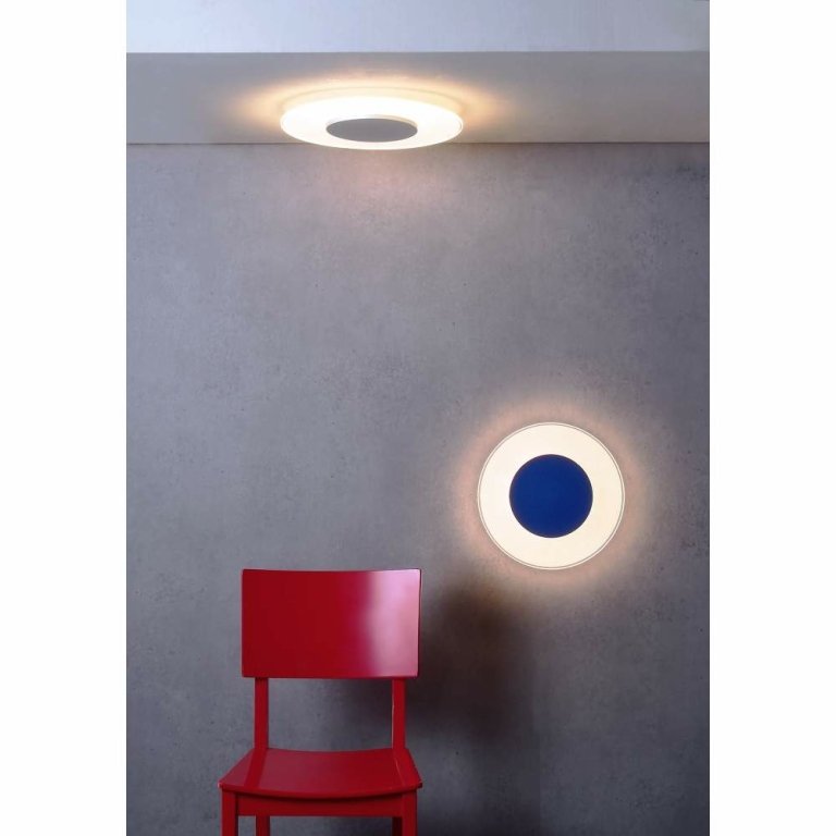 Deko-Light Deckenaufbauleuchte, Set, Zaniah 370 mm, 18 W, DIM, 3000 K, Cover Silber, 220-240 V/AC, 50 / 60 Hz