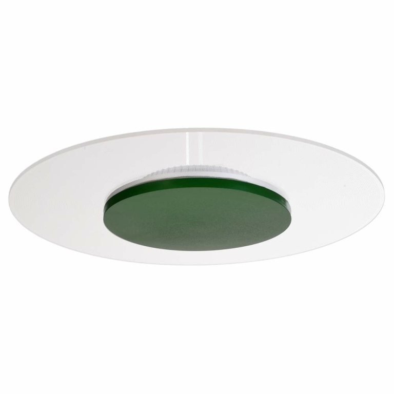 Deko-Light Deckenaufbauleuchte, Set, Zaniah 370 mm, 18 W, DIM, 3000 K, Cover Grün, 220-240 V/AC, 50 / 60 Hz