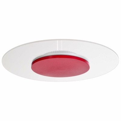 Deko-Light Deckenaufbauleuchte, Set, Zaniah 420 mm, 24 W, DIM, 3000 K, Cover Rot, 220-240 V/AC, 50 / 60 Hz