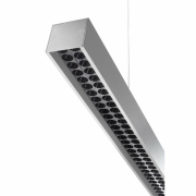 Pendelleuchte, Set, D Profession Up and Down, 60 W, Triac, 4000 K, Silber, 200-240 V/AC, 50 / 60 Hz