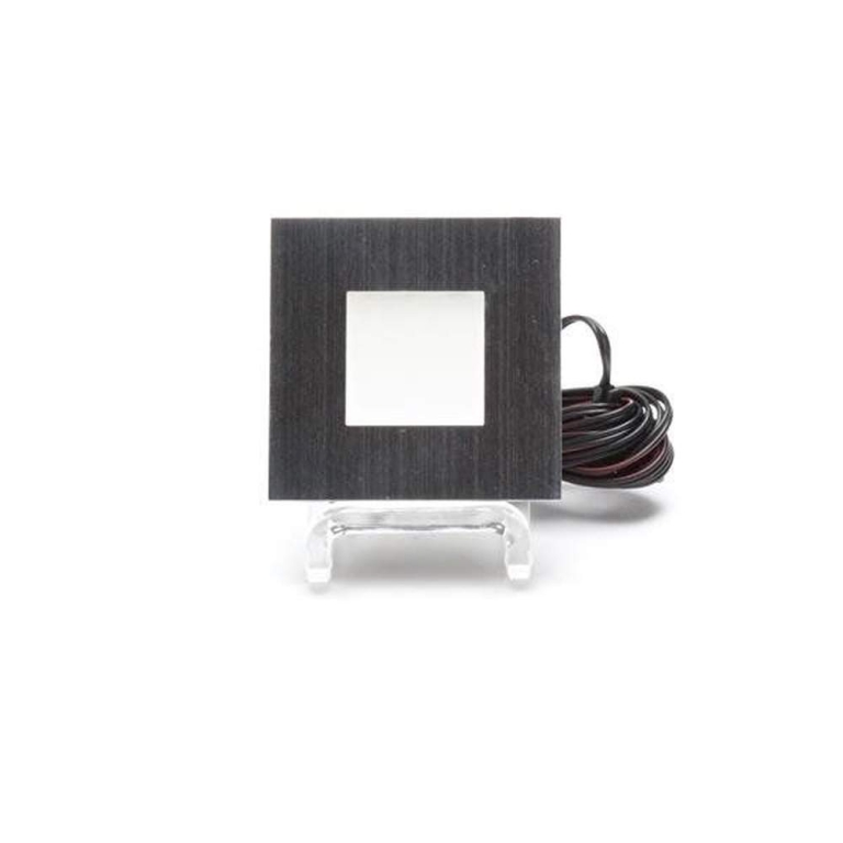 Deko-Light Bodeneinbauleuchte, Quadro Point, 0,6 W, 4500 K, Silber, Spannungskonstant, 12 V/DC