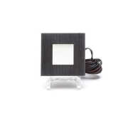 Bodeneinbauleuchte, Quadro Point, 0,6 W, 4500 K, Silber, Spannungskonstant, 12 V/DC