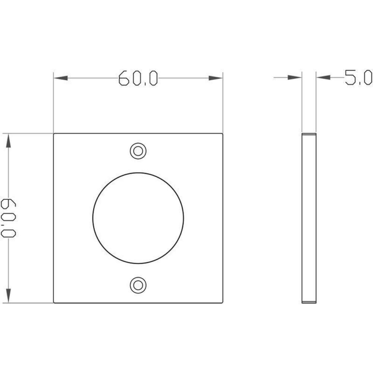 Deko-Light Möbelaufbauleuchte, Fine I, 3 W, 2700 K, Grau, Spannungskonstant, 12 V/DC