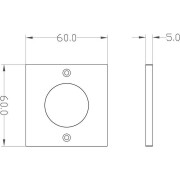 Möbelaufbauleuchte, Fine I, 3 W, 2700 K, Grau, Spannungskonstant, 12 V/DC