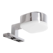Möbelaufbauleuchte, Gienah, 3,2 W, 3000 K, Silber, Stromkonstant, 9 V/DC, Bemessungsstrom: 350 mA