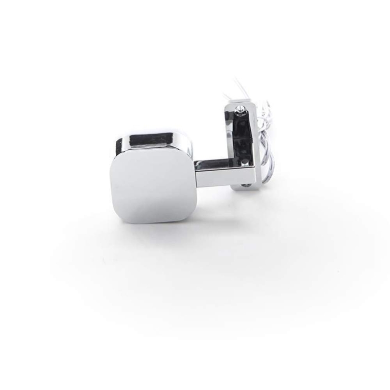 Deko-Light Möbelaufbauleuchte, Cursa 2er Set, 8,8 W, 2700 K, Silber, 220-240 V/AC, 50 / 60 Hz