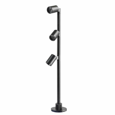 Deko-Light Vitrinenleuchte, Herculis Triple 250 mm, 3 W, 3000 K, Schwarz, Stromkonstant, 9 V/DC, Bemessungsstro