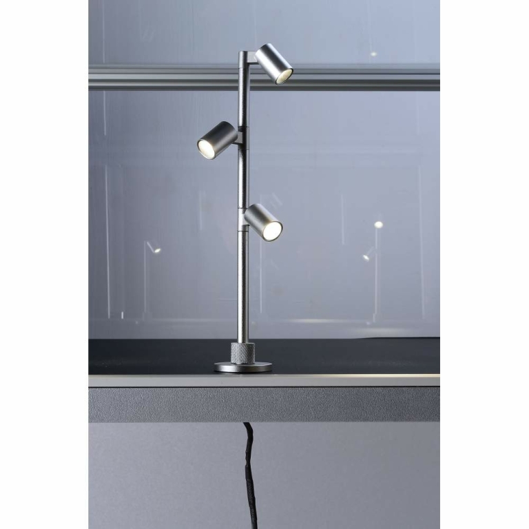 Deko-Light Vitrinenleuchte, Herculis Triple 250 mm, 3 W, 3000 K, Silber, Stromkonstant, 9 V/DC, Bemessungsstrom
