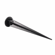 Mechanisches Montagezubehör, Erdspieß mit Gewindebuchse M6, 160x43mm, Tiefe: 160 mm, Durchmesser: 43