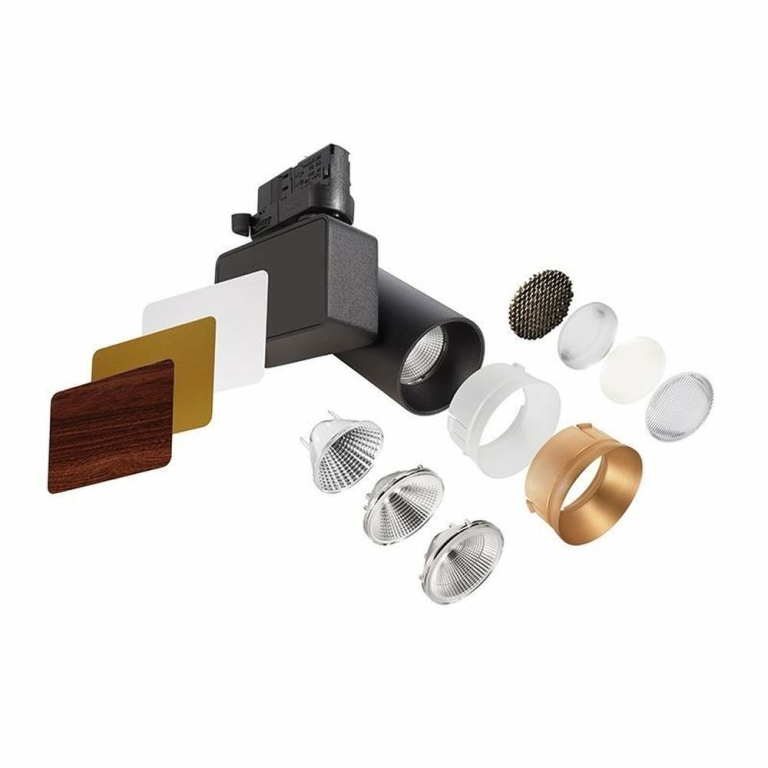 Deko-Light 3-Phasen-Spot, Nihal Mini, 15 W, DIM, 3000 K, Schwarz, 220-240 V/AC, 50 / 60 Hz