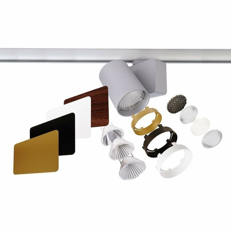 Deko-Light 3-Phasen-Spot, Nihal, 33 W, DIM, 3000 K, Silber, 220-240 V/AC, 50 / 60 Hz