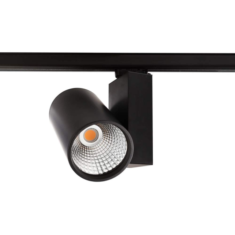 Deko-Light 3-Phasen-Spot, Aaron, 79 W, 3000 K, Schwarz, 220-240 V/AC, 50 / 60 Hz