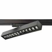 3-Phasen-Spot, Alnitak 25, 34 W, 3000 K, Schwarz, 220-240 V/AC, 50 / 60 Hz