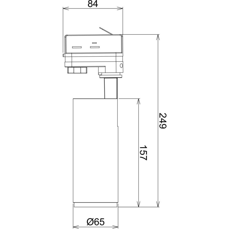 Deko-Light 3-Phasen-Spot, Lucea, Tilt, 10 W, 3000/4000 K, Weiß, 220-240 V/AC, 50 / 60 Hz