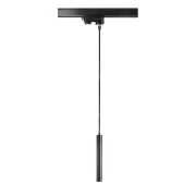 3-Phasen-Pendelleuchte, Slim, 5 W, 3000 K, Schwarz, 200-240 V/AC, 50 / 60 Hz