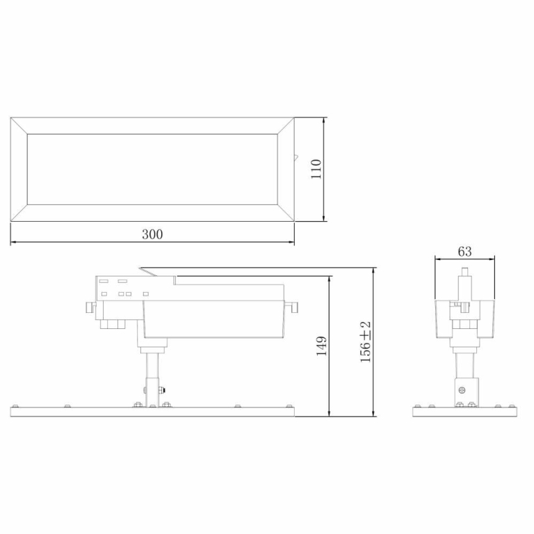 Deko-Light 3-Phasenleuchte, Panel Track Light, 20 W, 3000 K, Schwarz, 110-240 V/AC, 50 / 60 Hz